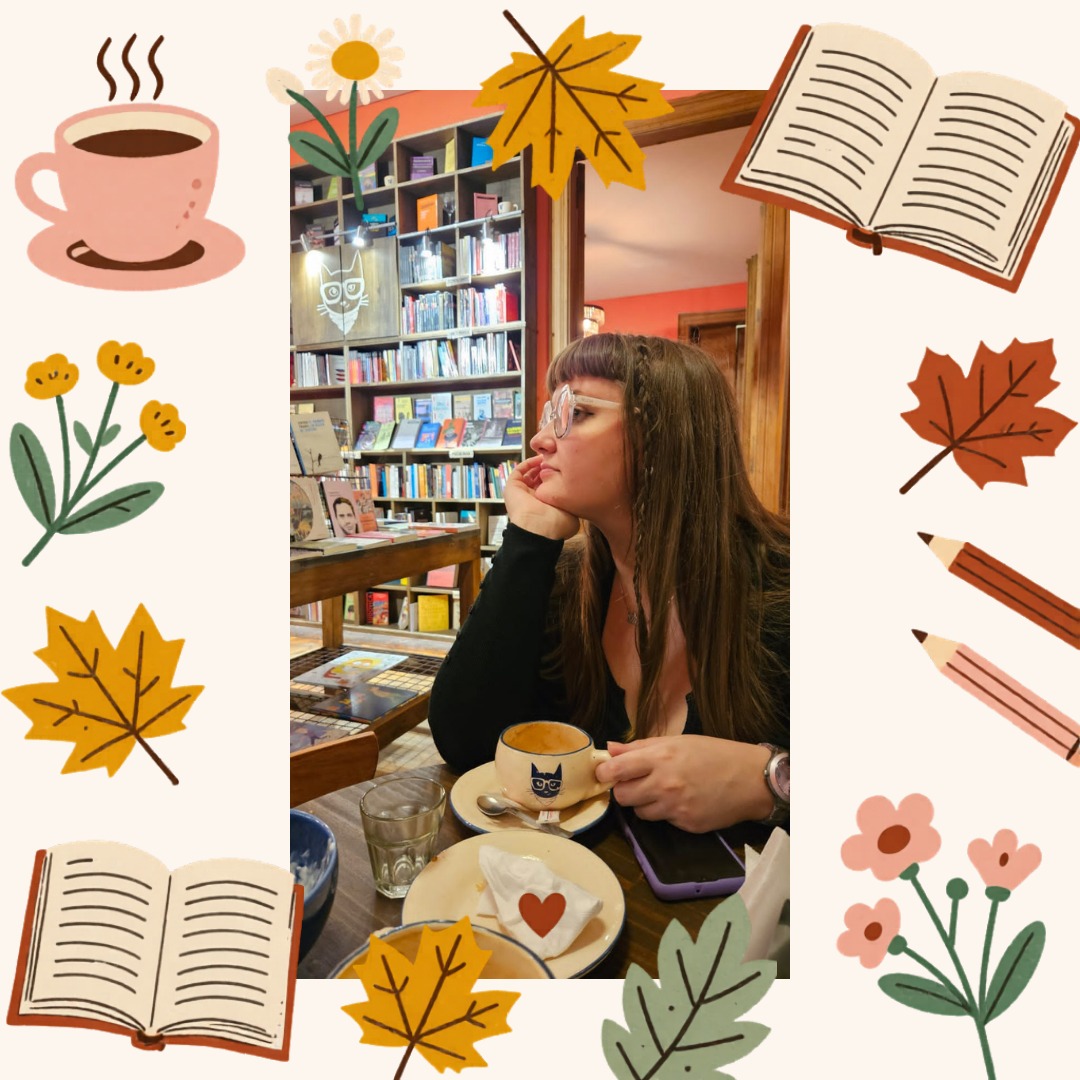 Giuliana dando clase de inglés en Cozy with Giuli